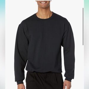 Black Long Sleeve Crewneck Sweatshirt